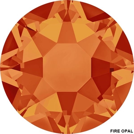 Hotfix Crystals 2078, Size: SS34, Color: Fire Opal (144 pcs/pack)
