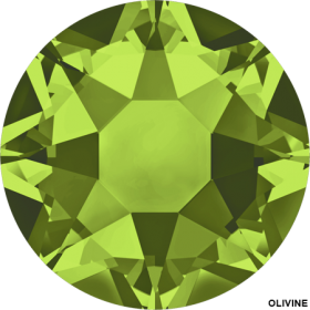 Swarovski HotFix Crystals - Hotfix Crystals 2078, Size: SS34, Color: Olivine (144 pcs/pack)