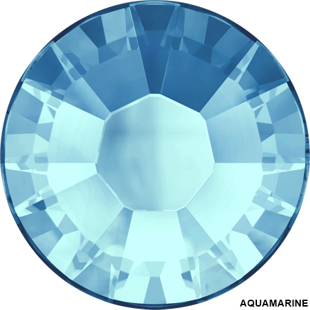 Cristale de Lipit 2078, Marimea: SS20, Culoare: Aquamarine (144 buc/pachet) 