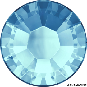 Swarovski HotFix Crystals - Hotfix Crystals 2078, Size: SS20, Color: Aquamarine (144 pcs/pack)