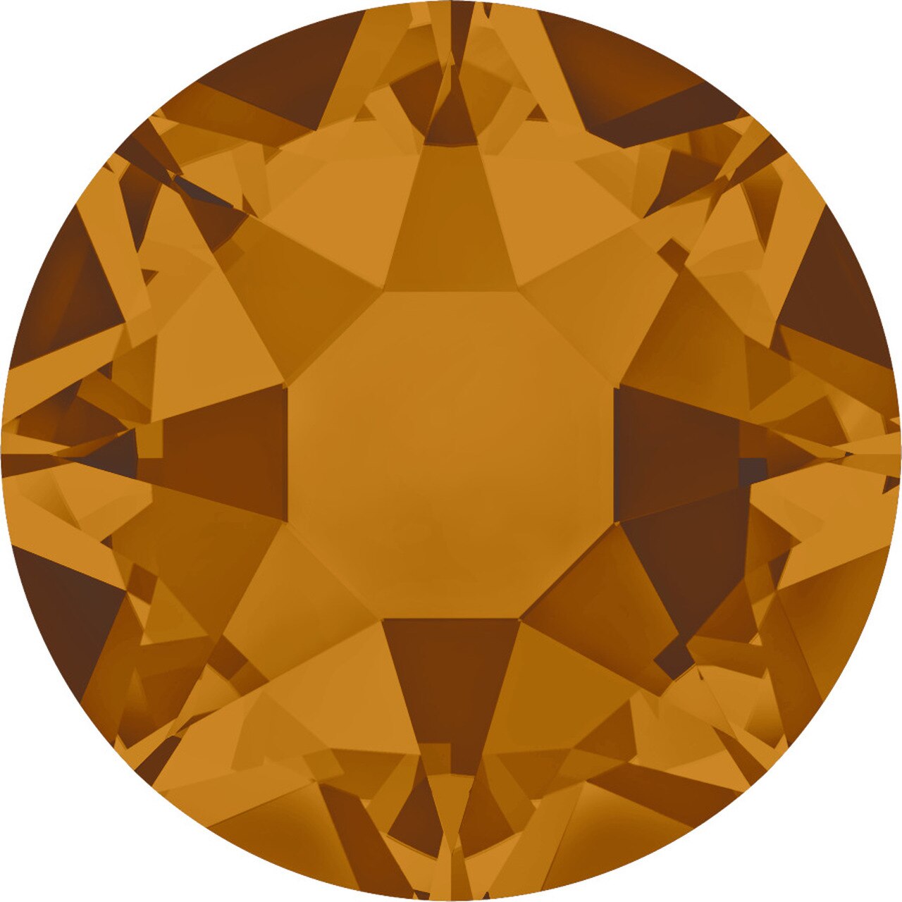 Cristale de Lipit 2078, Marimea: SS20, Culoare: Crystal Copper (144 buc/pachet) 