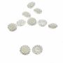 Shank Buttons with Rhinestones, Size 20 mm (10 pcs/pack) Code: BT1151 - 1