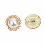 Shank Buttons with Pearls, Size 20 mm (10 pcs/pack) Code: BT1171 - 2