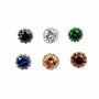 Shank Buttons with Rhinestones, Size 11 mm (10 pcs/pack) Code: BT1261 - 1