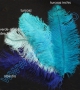 Decorative Ostrich Feathers, length: 30-40 cm (1 pcs) - 6