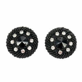 Rhinestones and Perls Buttons - Shank Buttons with Rhinestones, Size 45 mm (10 pcs/pack) Code: BT0738