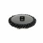 Shank Buttons with Rhinestones, Size 45 mm (10 pcs/pack) Code: BT0738 - 3