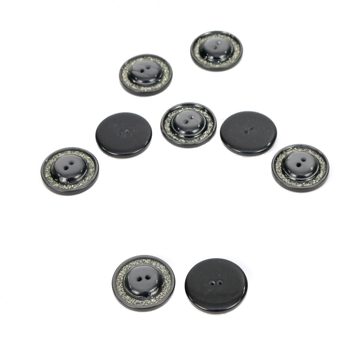 2 Holes Plastic Buttons, 34.3 mm (50 pcs/pack) Code: 07-172