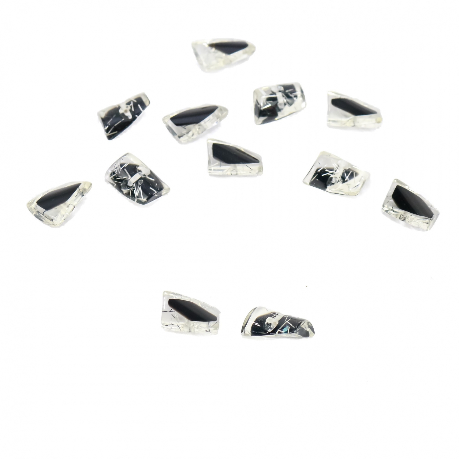 Plastic Shank Buttons, Size: 28L (100 pcs/pack)Code: 0315-6518