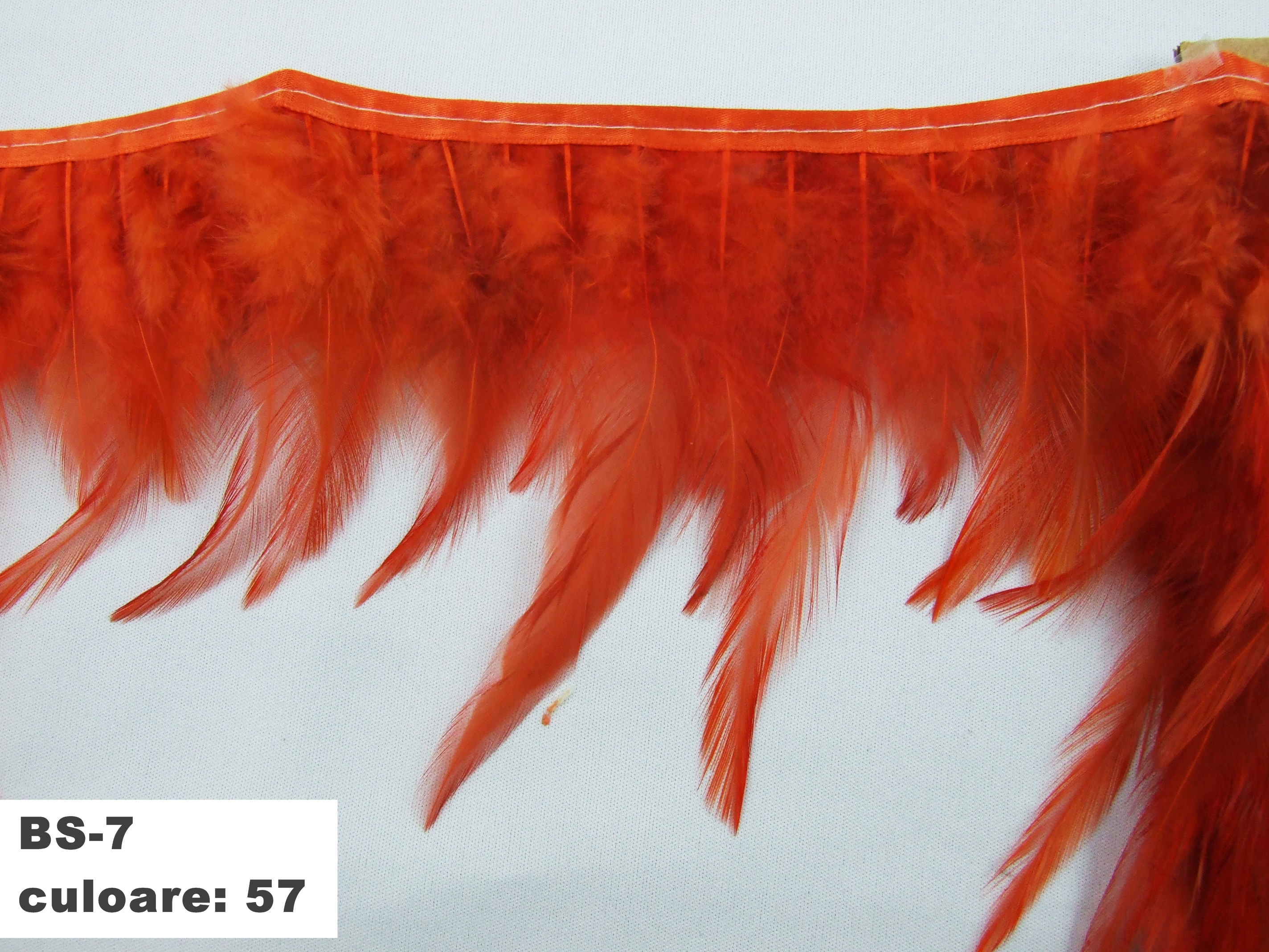 Banda din Pene/Fulgi Curcan, latime 10 cm (5 metri/buc) Cod: BS7 - 13