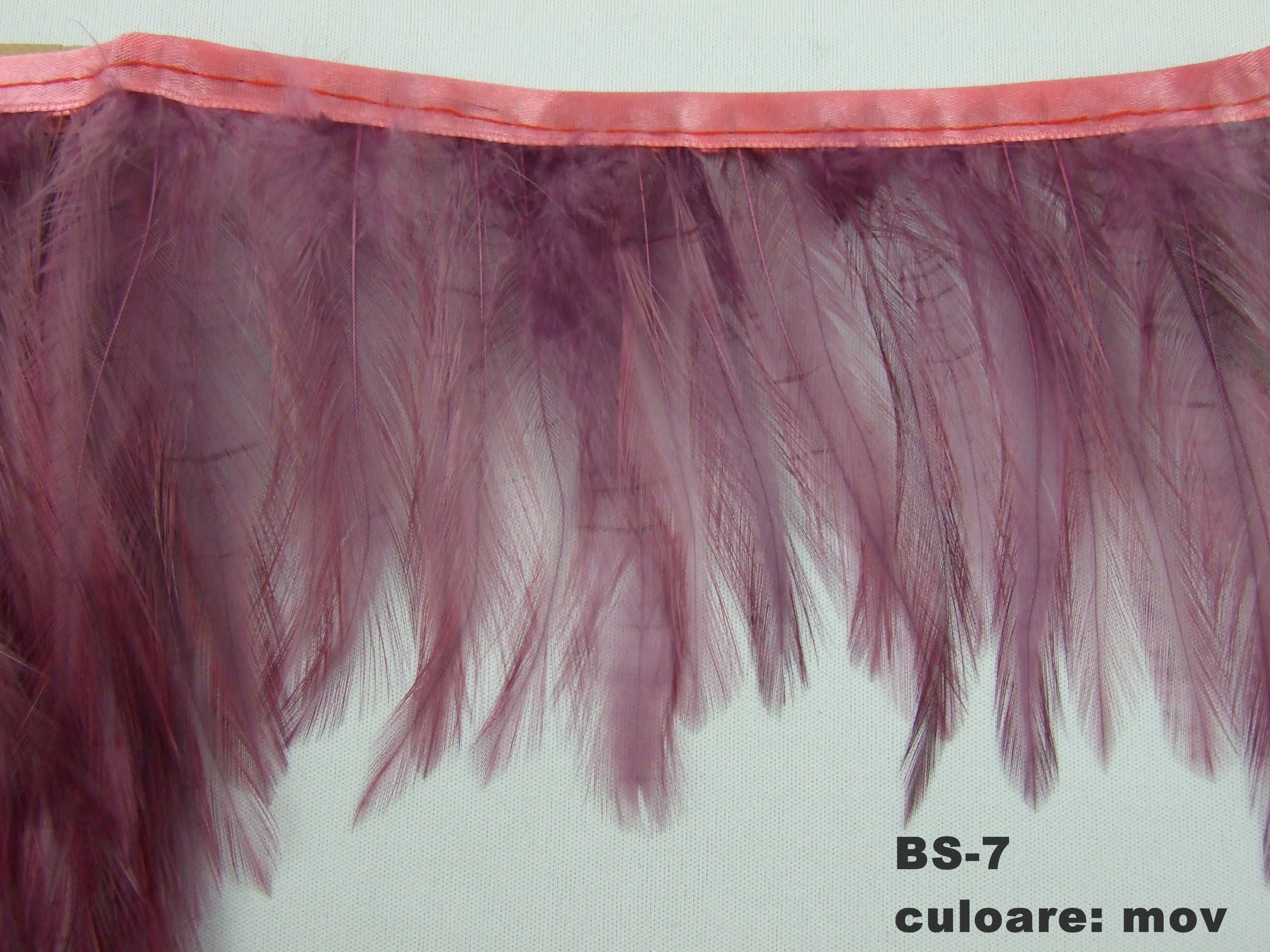 Banda din Pene/Fulgi Curcan, latime 10 cm (5 metri/buc) Cod: BS7 - 17