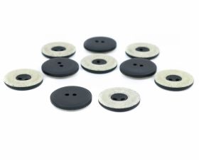 Plastic Shank Buttons, Size: 32L (50 pcs/pack)Code: K603 - 2 Holes Buttons DPY0470/32 (100 pcs/bag)