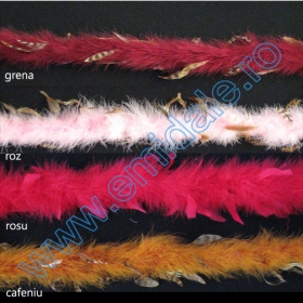 Banda din Pene Cocos, latime 12cm (5 metri/pachet) Cod: 710164 - Sal Fulgi (180 cm/bucata) Cod: YD172