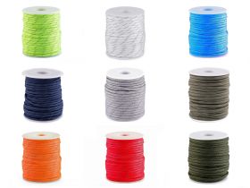 Polyester, Cotton Cord - Poliester Cord 4mm (25 m/roll)