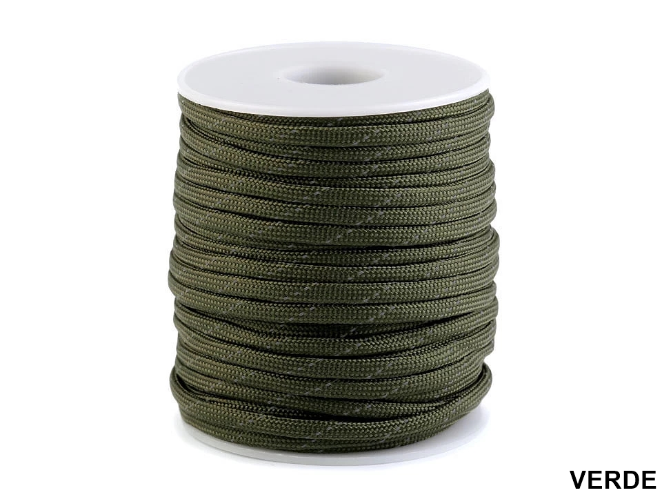 Snur poly cu fir reflectorizant, Ø4 mm(25 metri/rola) Cod: 310176 - 15