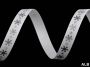 Ribbon with Snow Flakes, width 10 mm (5 meters/roll)Code: 430458 - 2