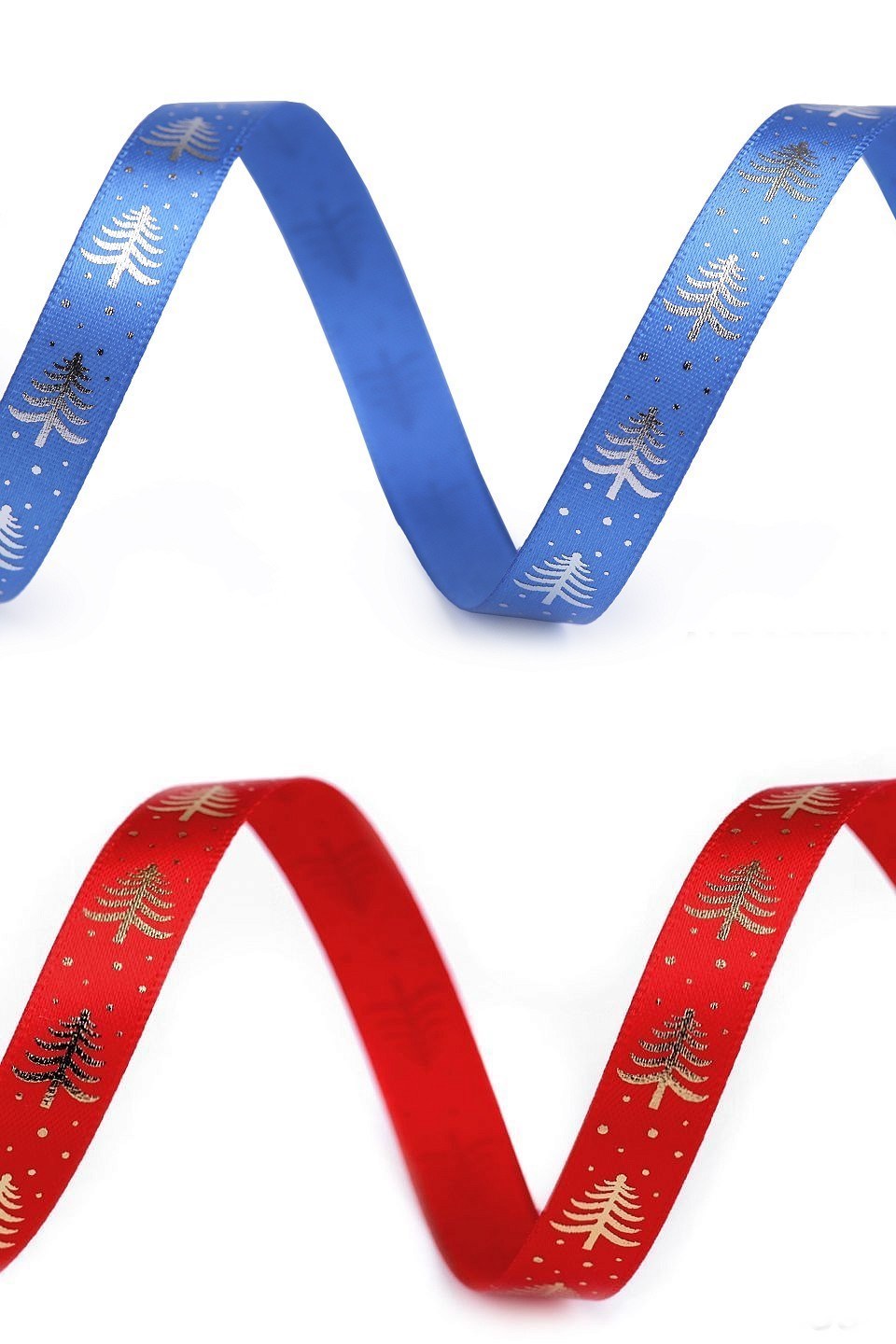 Ribbon with Christmas Tree, width 10 mm (5 meters/roll)Code: 430465