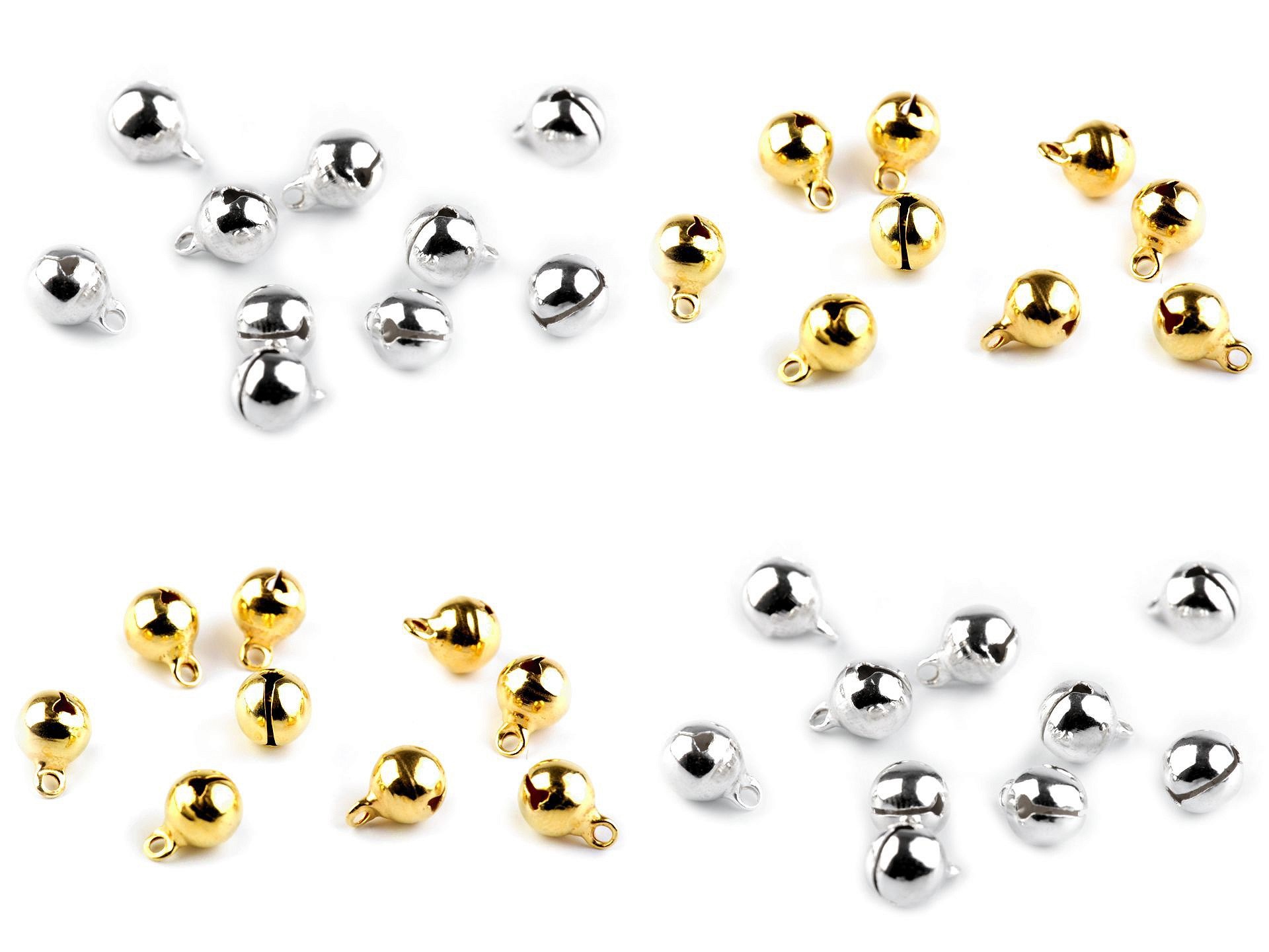 Metal Jingle Bell, diameter 8 mm (20 pcs/pack)Code: 780105