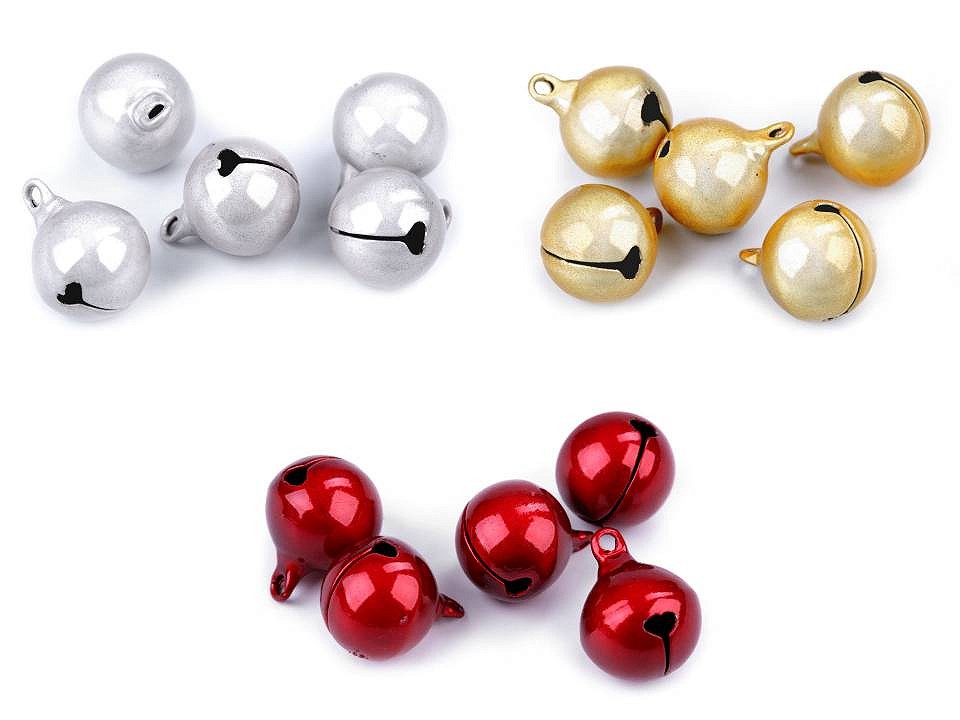 Metal Jingle Bell, diameter 16 mm (5 pcs/pack)Code: 800024