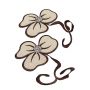 Embleme Termoadezive, Floare, 18.5 x 14 cm (5 perechi/pachet) Cod: F11161 - 1