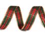 Panglica Decorativa in Carouri cu Lurex, latime 15 mm (22.5 m/rola) Cod: 430378 - 3