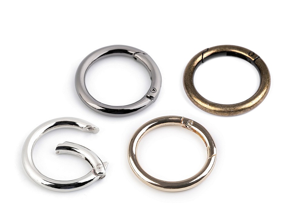 Metal Ring Shaped Carabiner, 34 mm (10 pcs/pack)Code: 740946