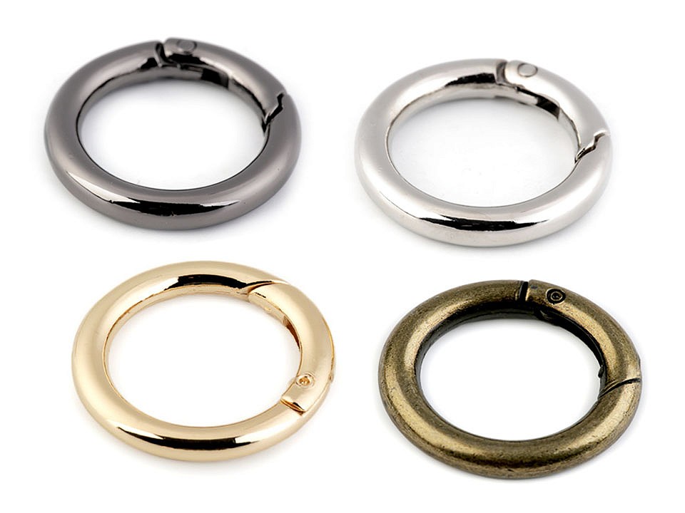 Metal Ring Shaped Carabiner, 25 mm (10 pcs/pack)Code: 740947