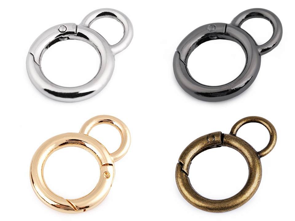 Metal Ring Shaped Carabiner, 20 mm (10 pcs/pack)Code: 780788
