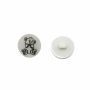 Plastic Buttons, 12 mm (100 pcs/pack)Code:  E1000-1 - 1