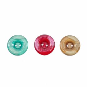 Plastic Buttons - 2 Holes Buttons (50 pcs/bag)Code: 0315-2018/44