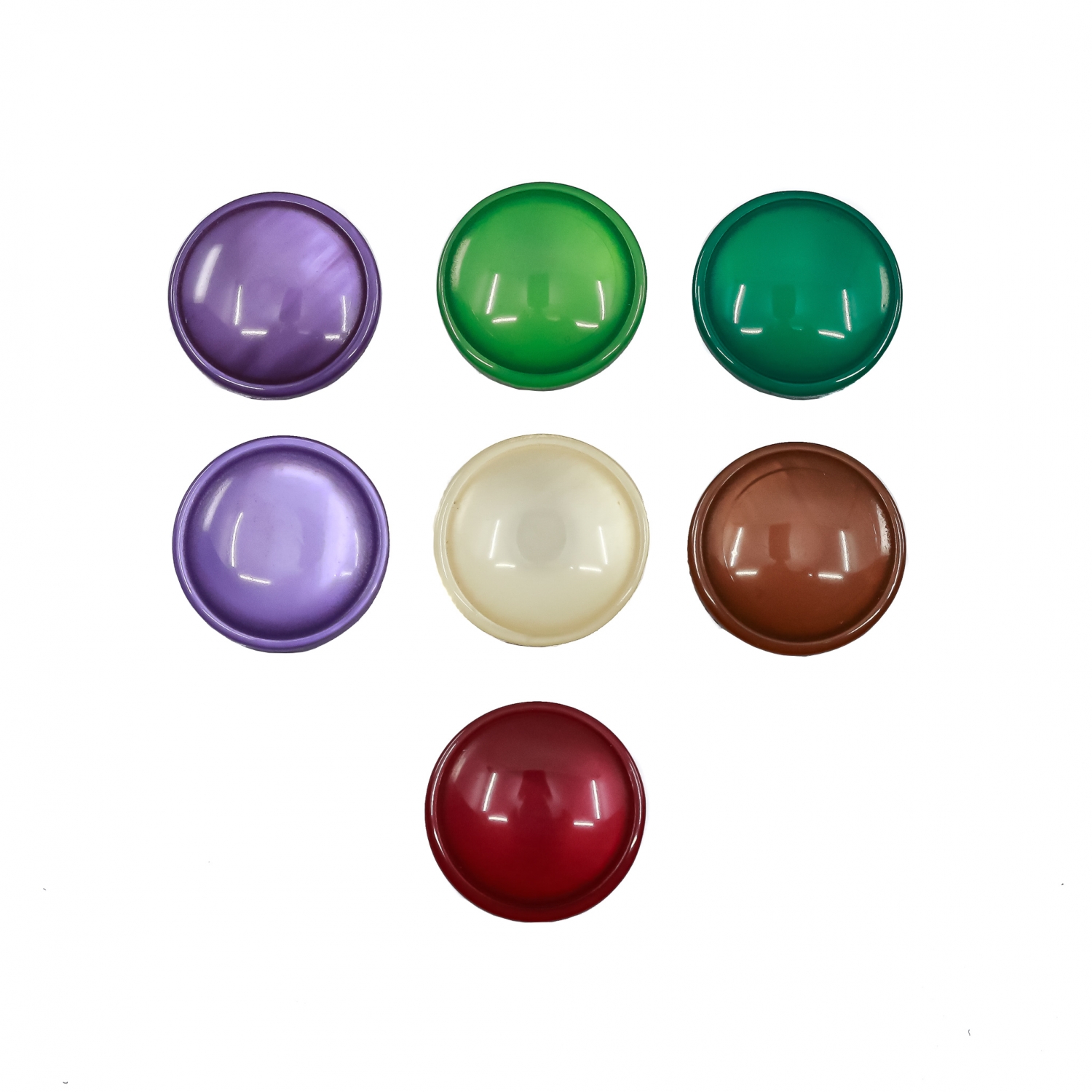 Plastic Buttons, 15 mm (100 pcs/pack)Code: 0311-2062/24