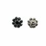 Shank Buttons with Rhinestones and Beads, 1.9 cm (10 pcs/pack) Code: BT1385 - 2