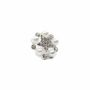 Shank Buttons with Rhinestones and Pearls, 1.5 cm (10 pcs/pack) Code: BT1489 - 3
