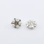 Shank Buttons with Rhinestones and Pearls, 1.5 cm (10 pcs/pack) Code: BT1489 - 5