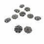 Shank Buttons with Rhinestones, 2.9 cm (10 pcs/pack) Code: BT1482 - 1