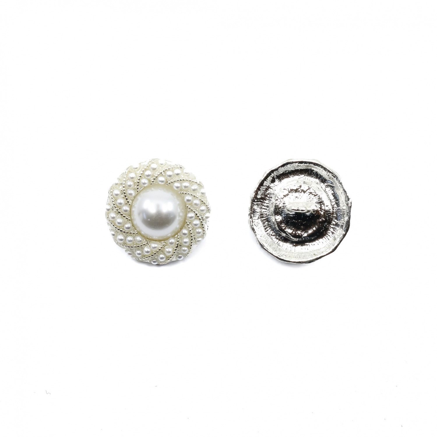 Shank Buttons with Pearls, 2.3 cm (10 pcs/pack) Code: BT1486