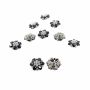Shank Buttons with Rhinestones, 2.5 cm (10 pcs/pack) Code: BT1386 - 1