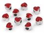 Metal Beads, Heart, 10 mm (2 pcs/bag)Code: 210847 - 1