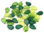 Plastic Beads, Leaf, 9x14 mm (50 grams/bag)Code: 230486 - 1