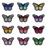 Iron-On Patch, Butterfly (10 pcs/pack)Code: 390562 - 1