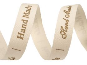 Cotton Decorative Tape  - Cotton Ribbon, width 15 mm (25 meters/roll)Code: 430201