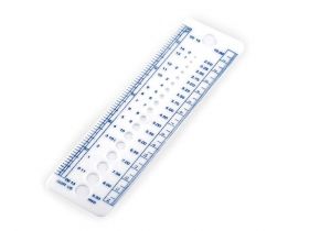 Circular Knitting Needles - Needler Ruler (1 pcs/pack)Code: 740548