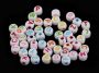 Plastic Beads, Letters, 7 mm (1 bag)Code: 200734 - 3
