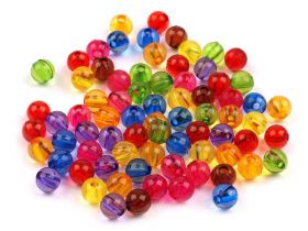 Pearl String, Sew-on Rhinestones and Beads - Transparent Round Beads, 6 mm (150 pcs/bag)Code: 200465