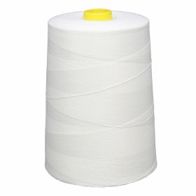 Sewing Thread - Polyester Bag Sewing Thread 12/4, White, 3 kg