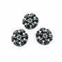 Shank Buttons with Rhinestones and Beads, 4 cm (10 pcs/pack) Code: BT1514 - 1