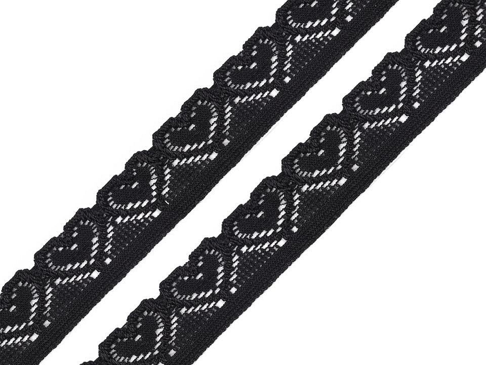 Elastic Lace, width 17 mm (13.5 m/roll )Code: 180707