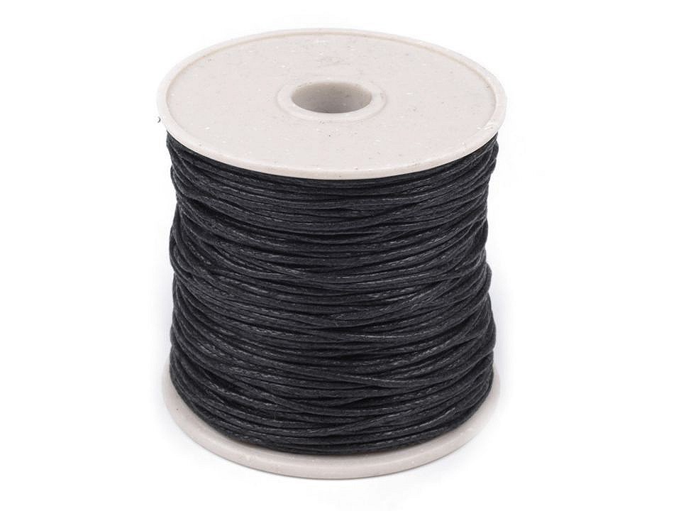 Snur din Bumbac Cerat, 1 mm (1 rola) Cod: 310030 - 2