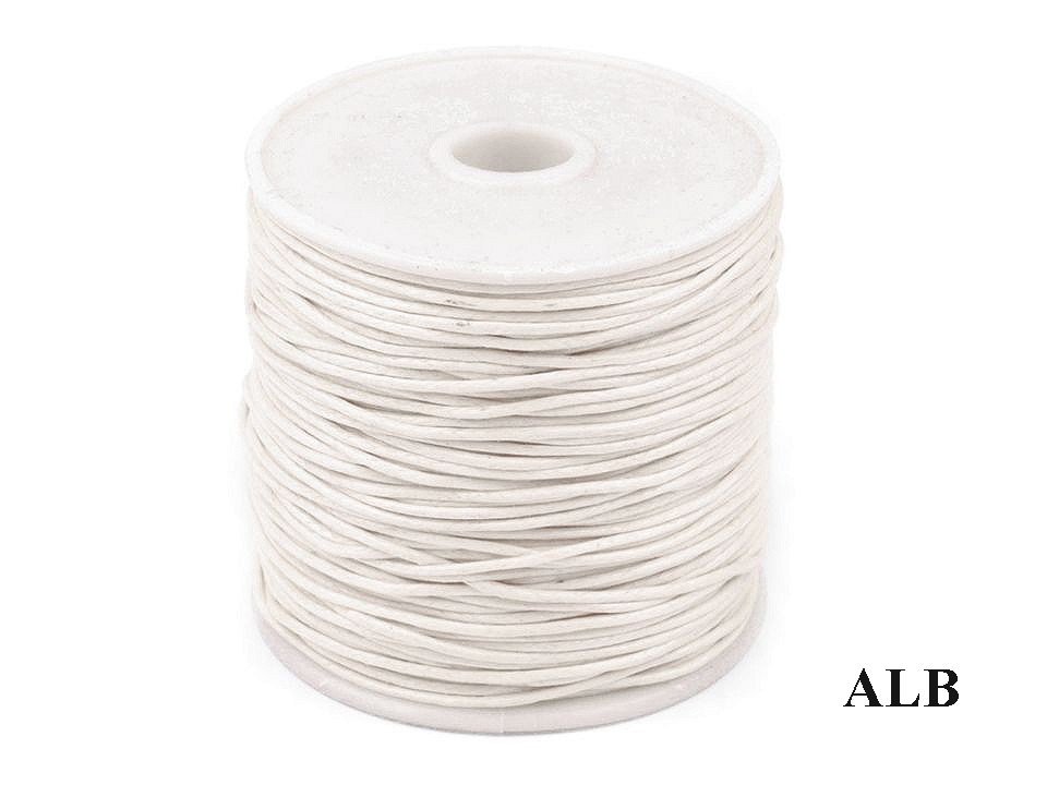Snur din Bumbac Cerat, 1 mm (1 rola) Cod: 310030 - 3