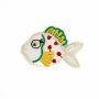 White Fish Iron-On Patch (10 pcs/pack) Code: RM1496 - 1